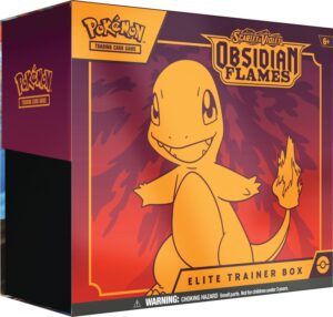 Pokémon Scarlet and Violet 3 Obsidian Flames Elite Trainer Box