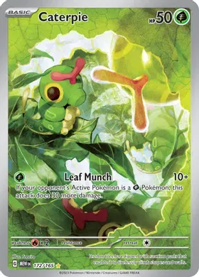 Caterpie - 172/165 - SV: Scarlet and Violet 151