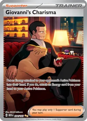 Giovanni's Charisma - 204/165 - SV: Scarlet and Violet 151
